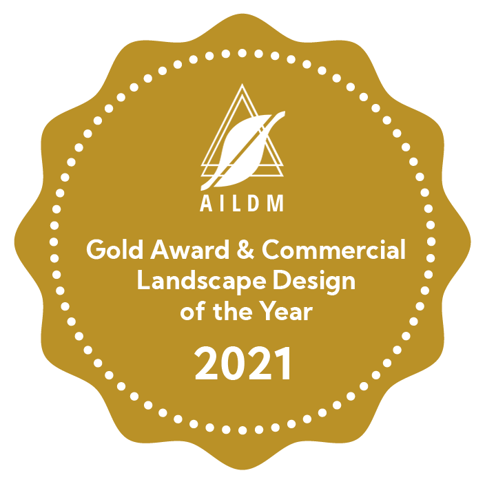 Gold Award & Commercial Landscape Design of the Year 2021
